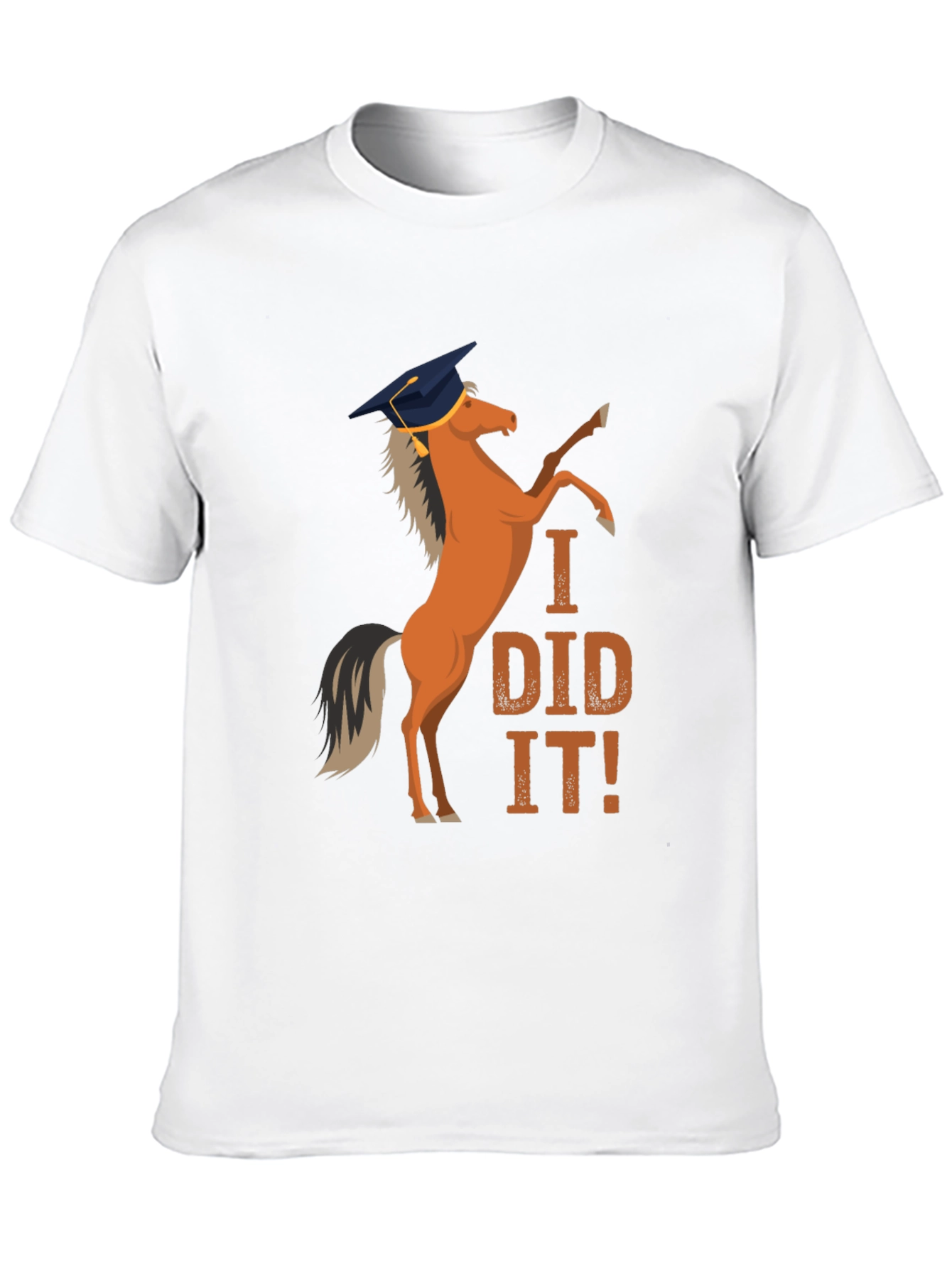 Funny Horse Graduation T-Shirt