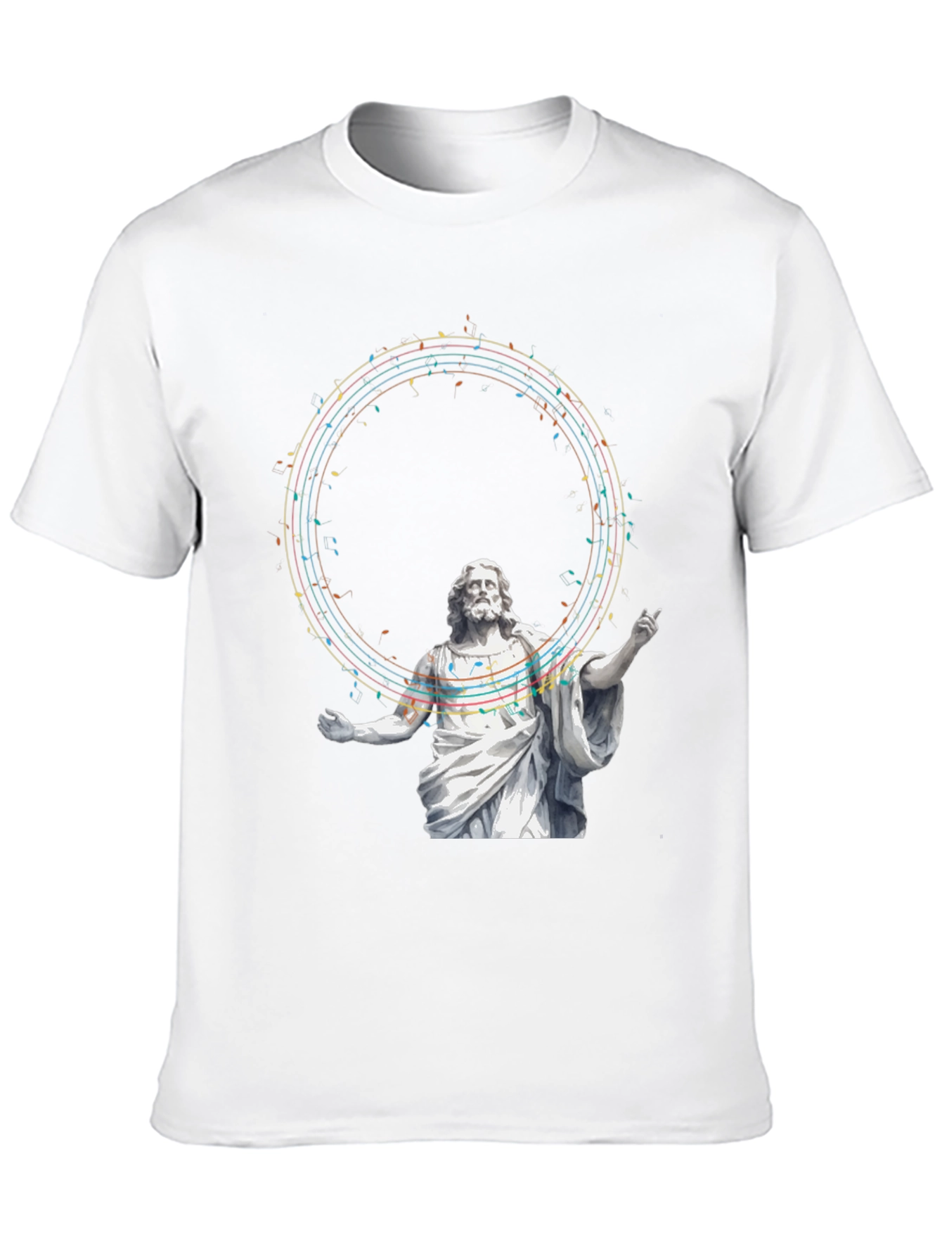 Jesus Music Graphic T-Shirt - Stylish Religious Tee