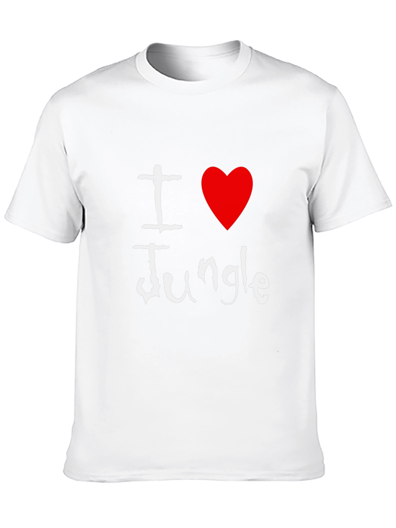 I Heart Jungle Black Graphic Tee