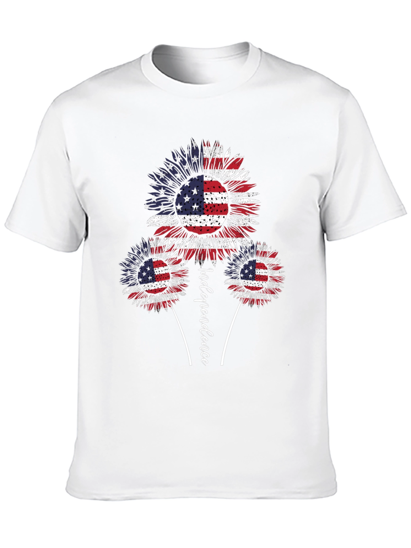 Patriotic Sunflower Graphic Tee