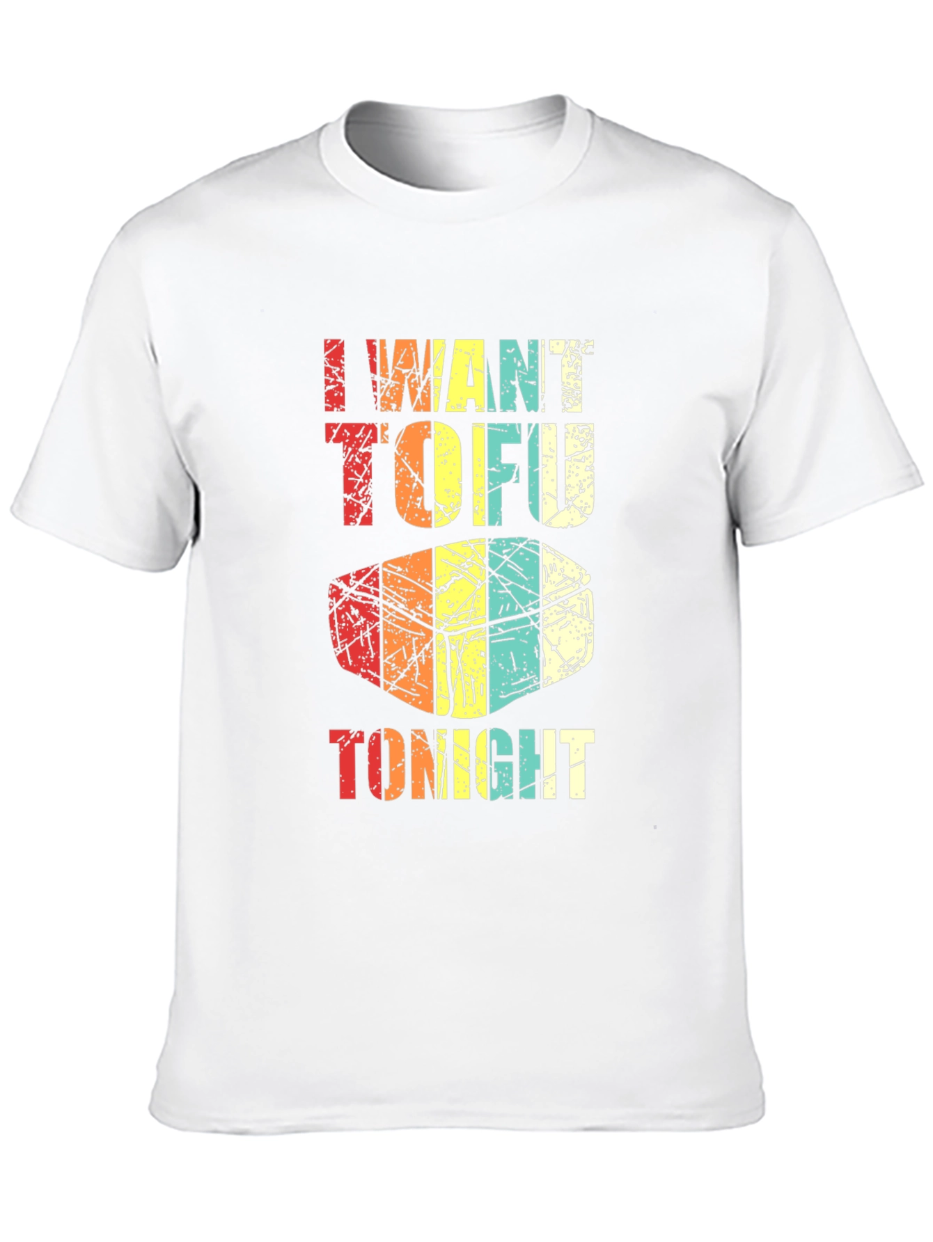 I Want Tofu Tonight Graphic Tee - Black