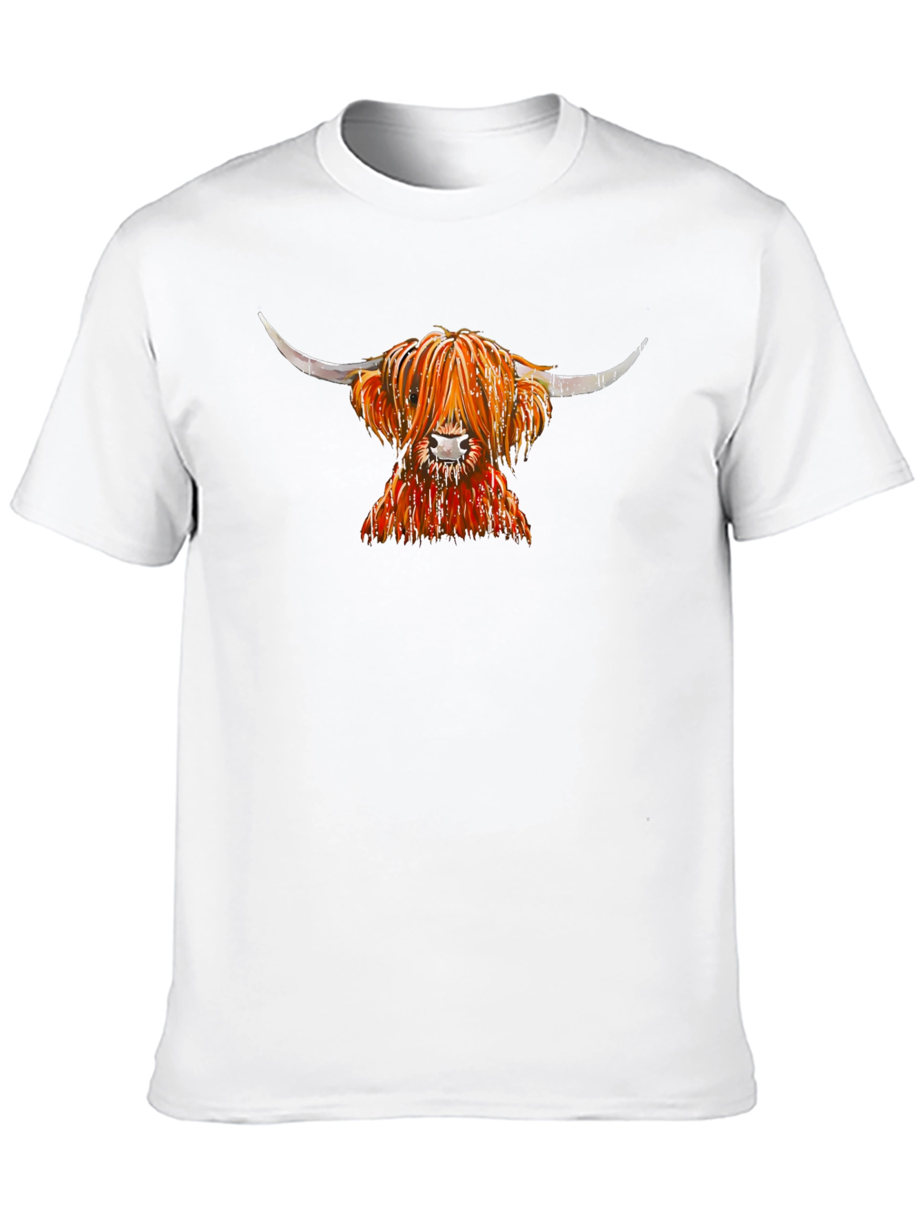 Highland Cow Graphic Tee - Unique Design