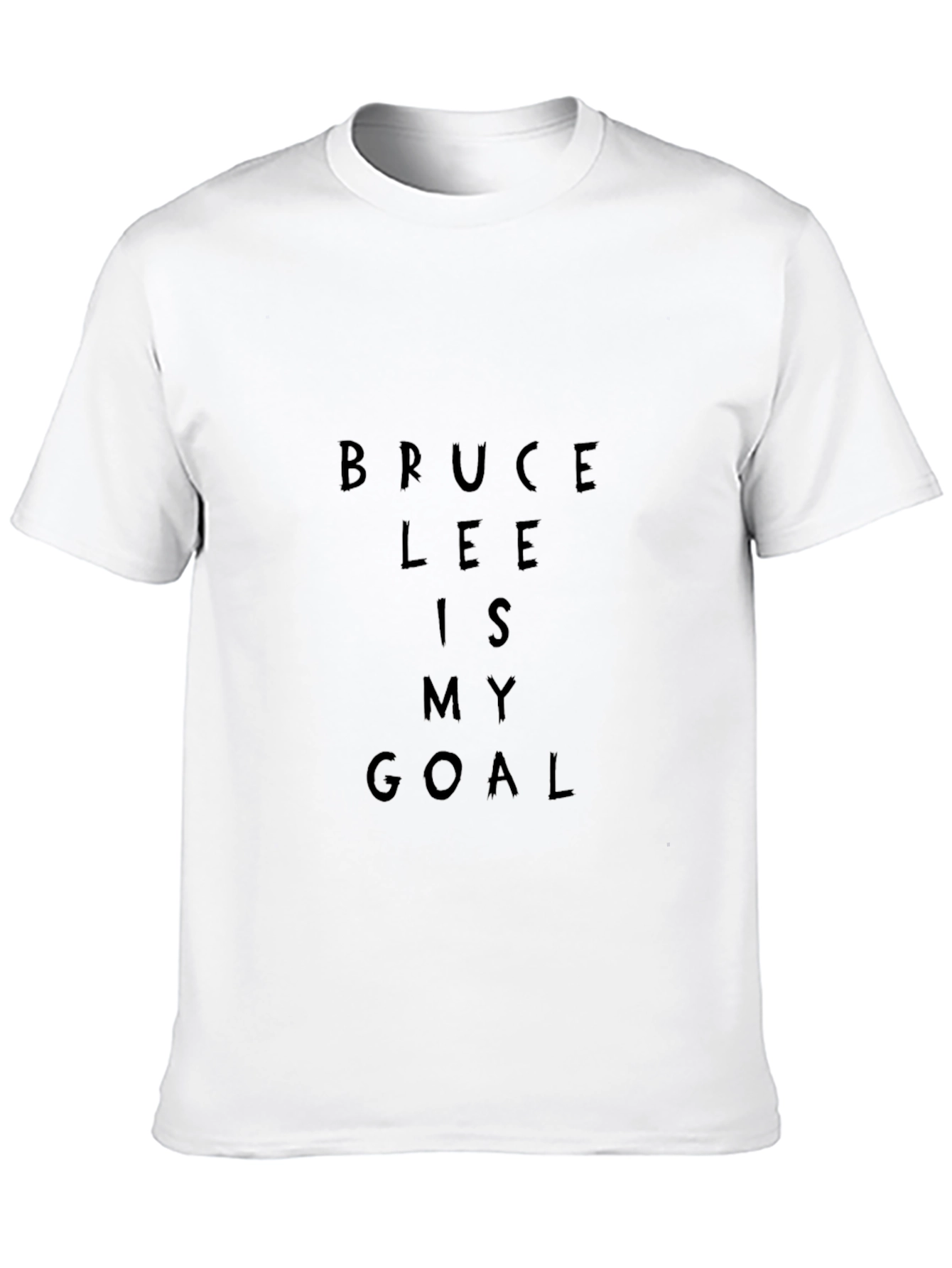 Bruce Lee Is My Goal Black T-Shirt
