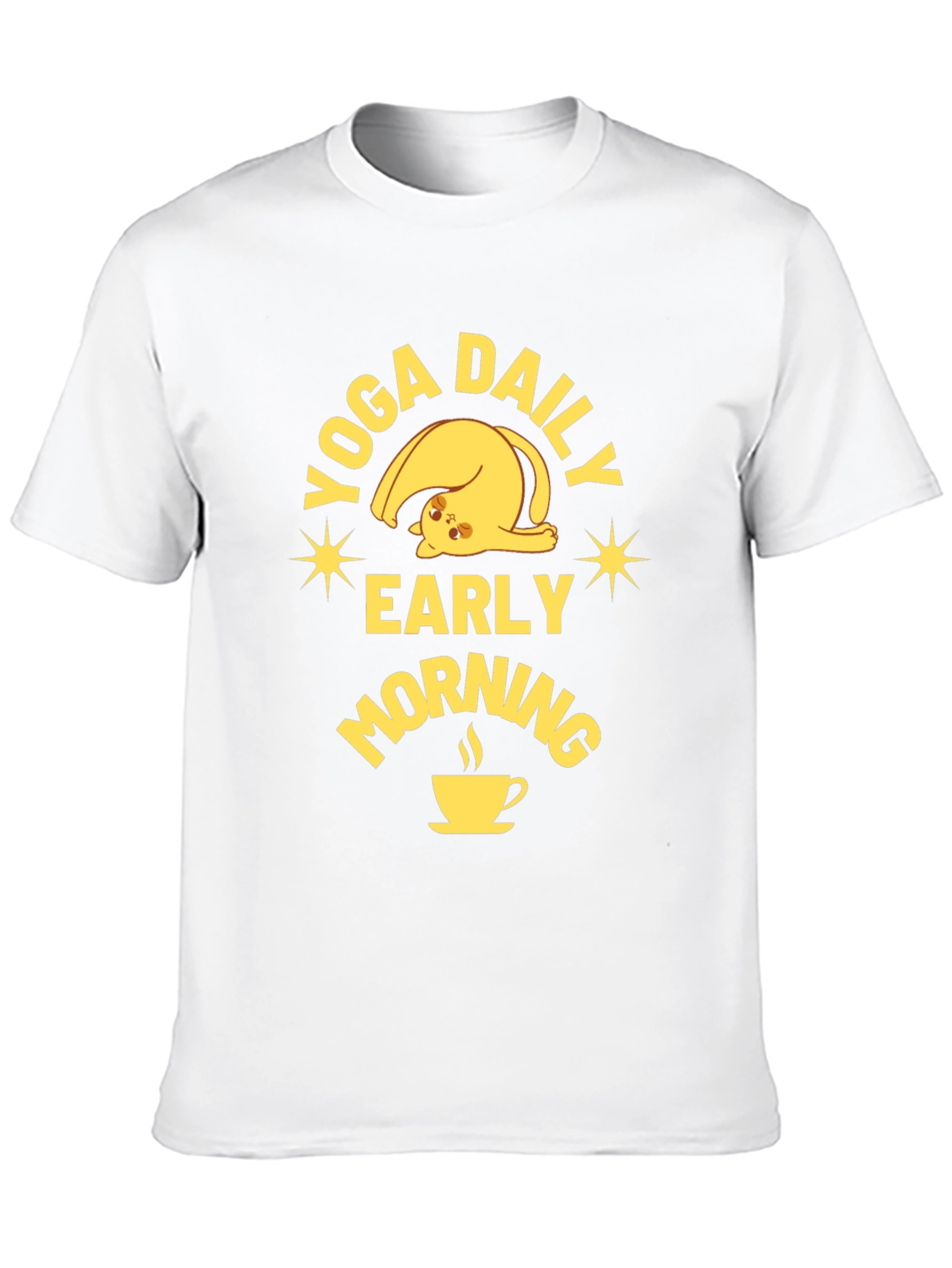 Yoga Daily Early Morning Cat Lover T-Shirt