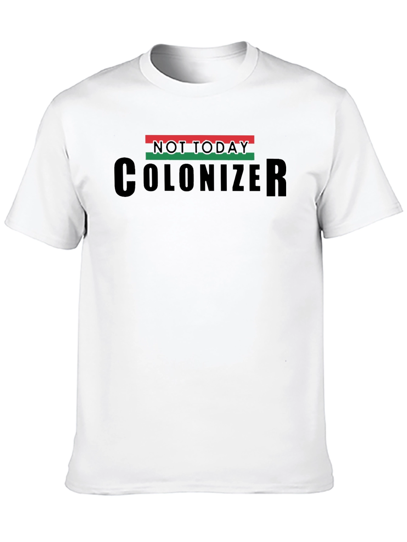 Not Today Colonizer Black Pride T-Shirt