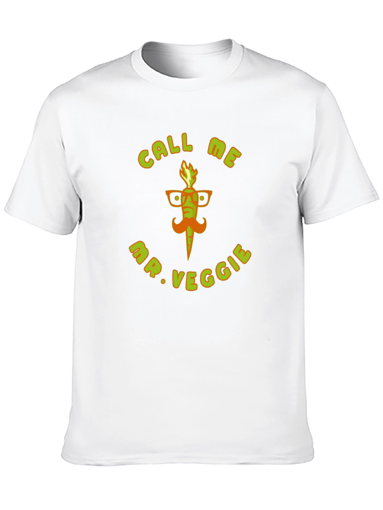 Call Me Mr. Veggie Black T-Shirt