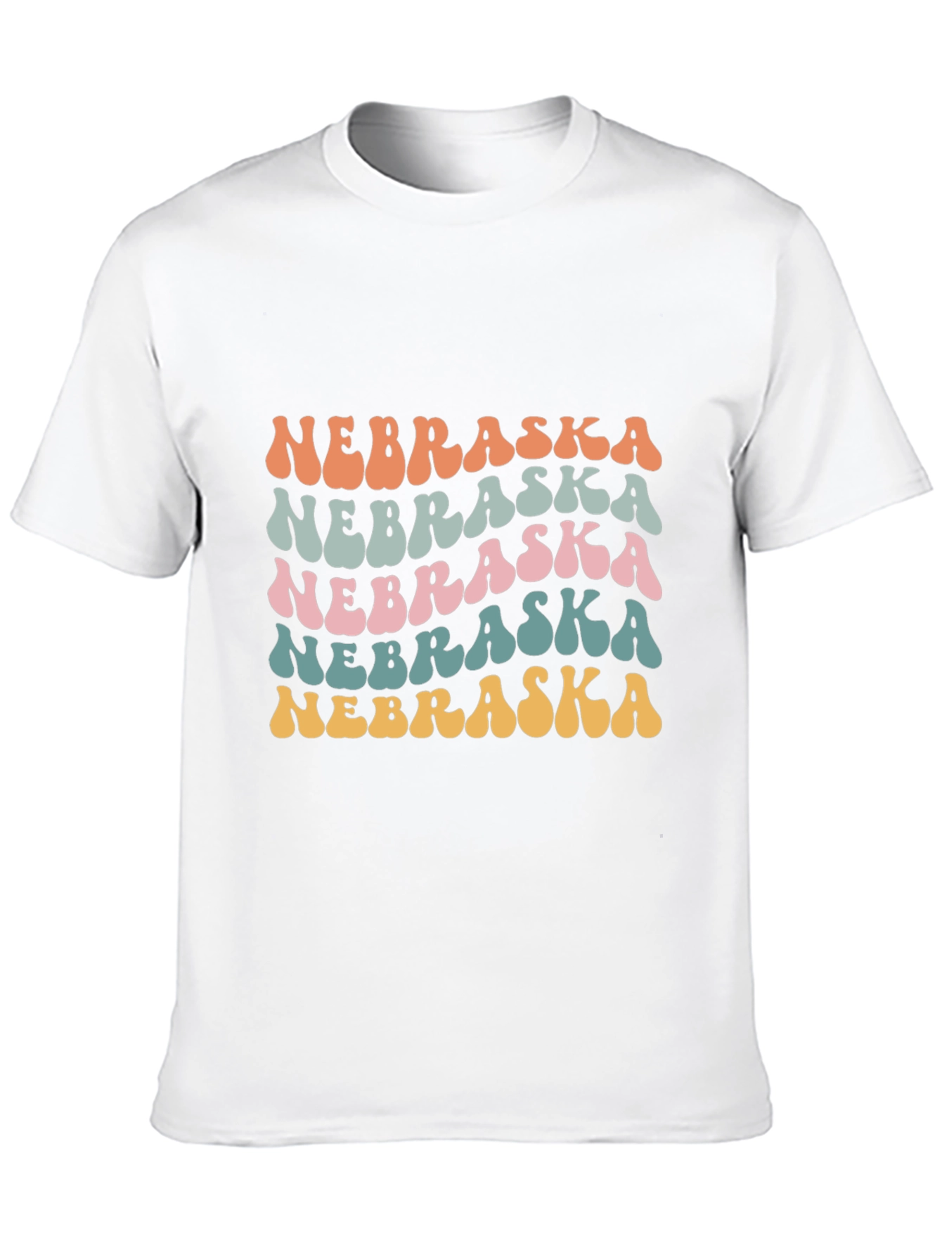 Retro Nebraska T-Shirt - Fun State Pride Tee