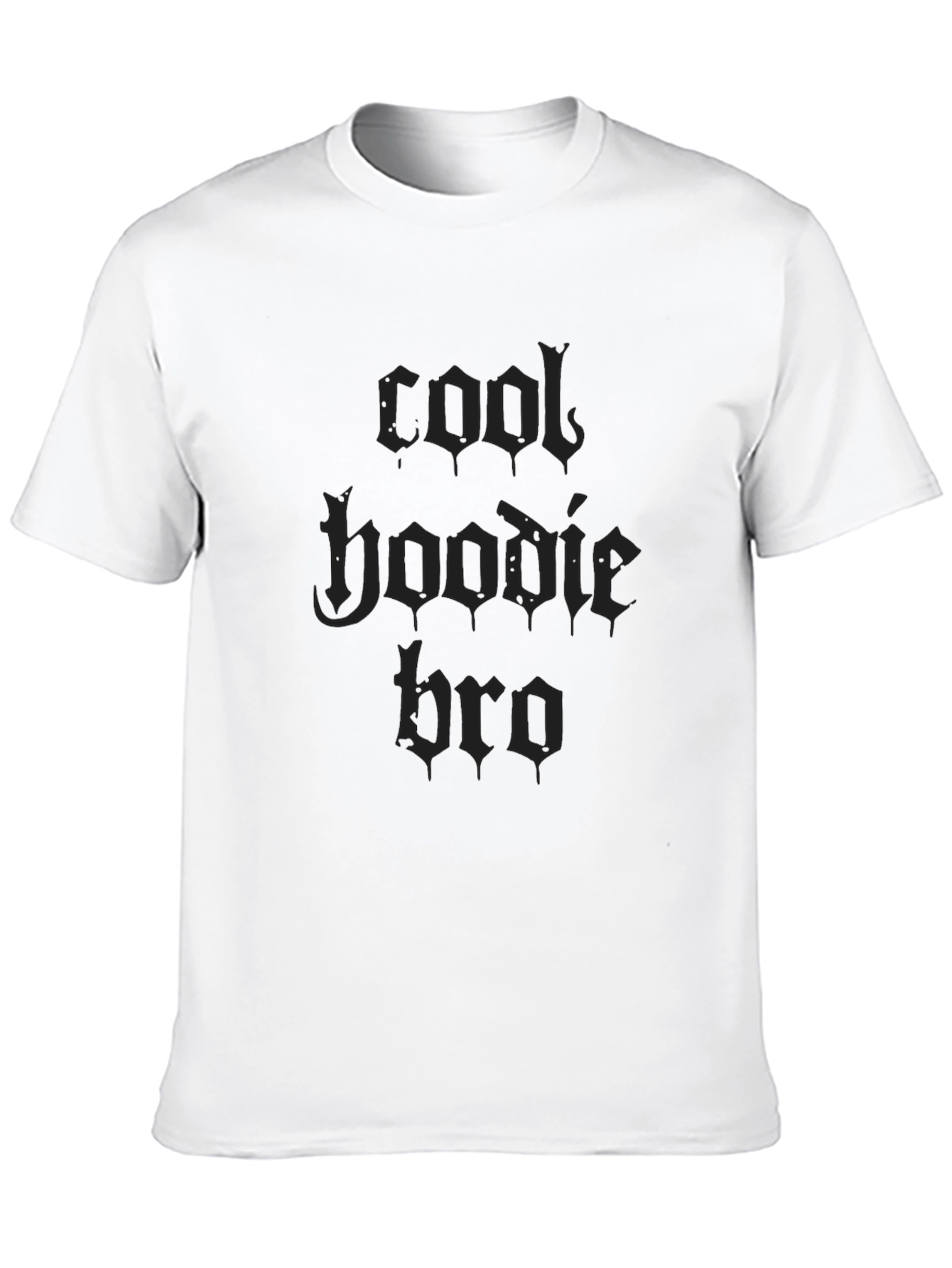 Cool Hoodie Bro Black T-Shirt