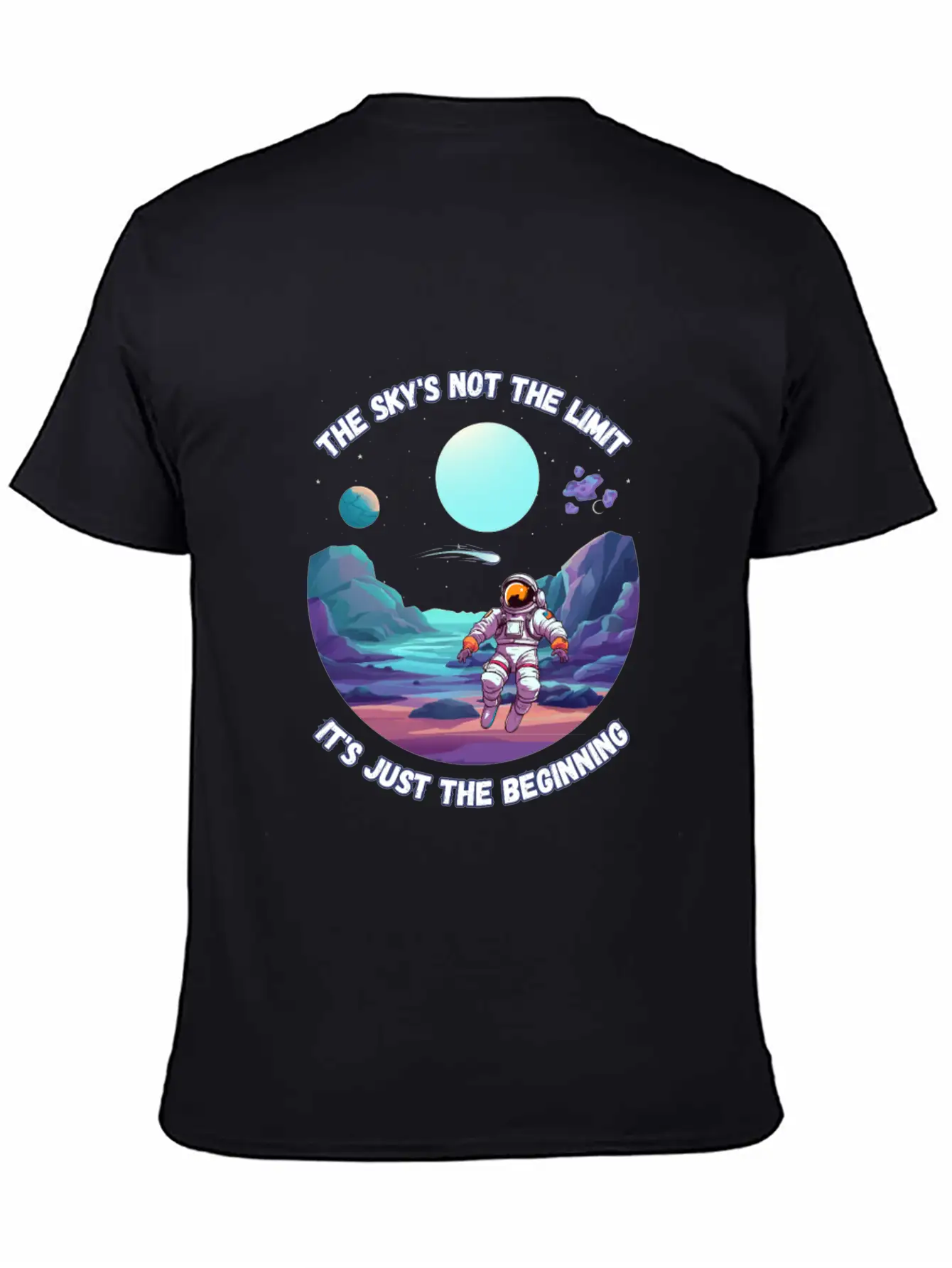 The Sky's Not The Limit. It's Just The Beginning. Relaxed Everyday Tee – Lightweight And Durable Cotton