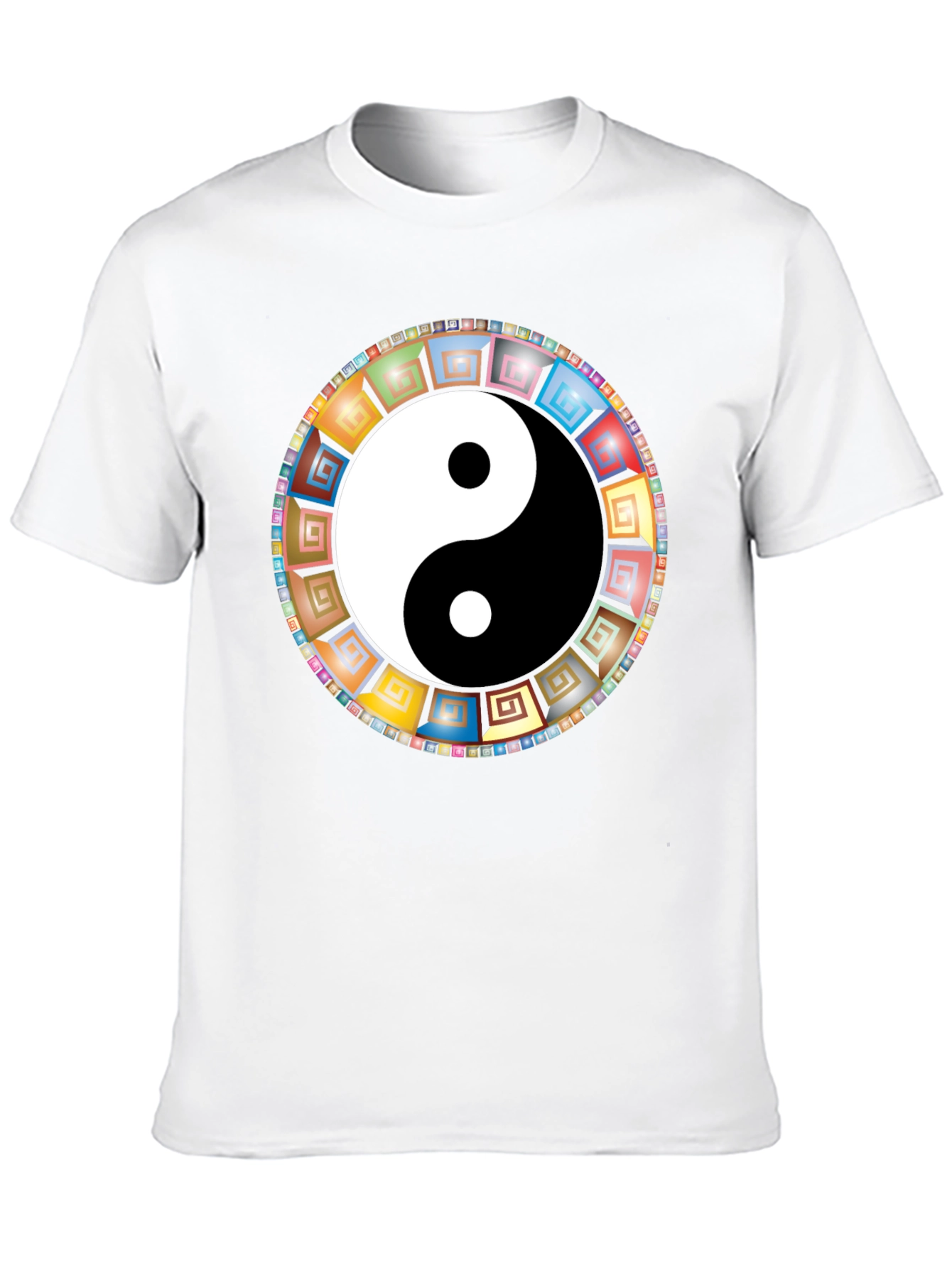 Yin Yang Mandala Graphic Tee