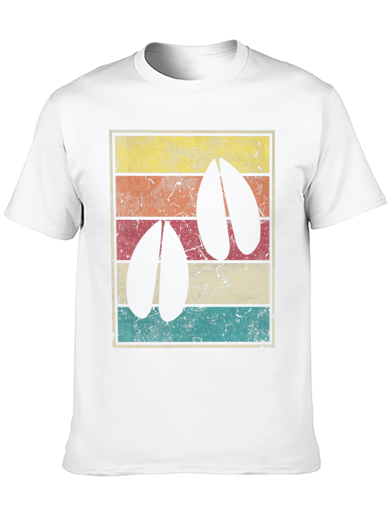 Retro Hoof Print Tee - Wildlife Inspired Graphic T-Shirt