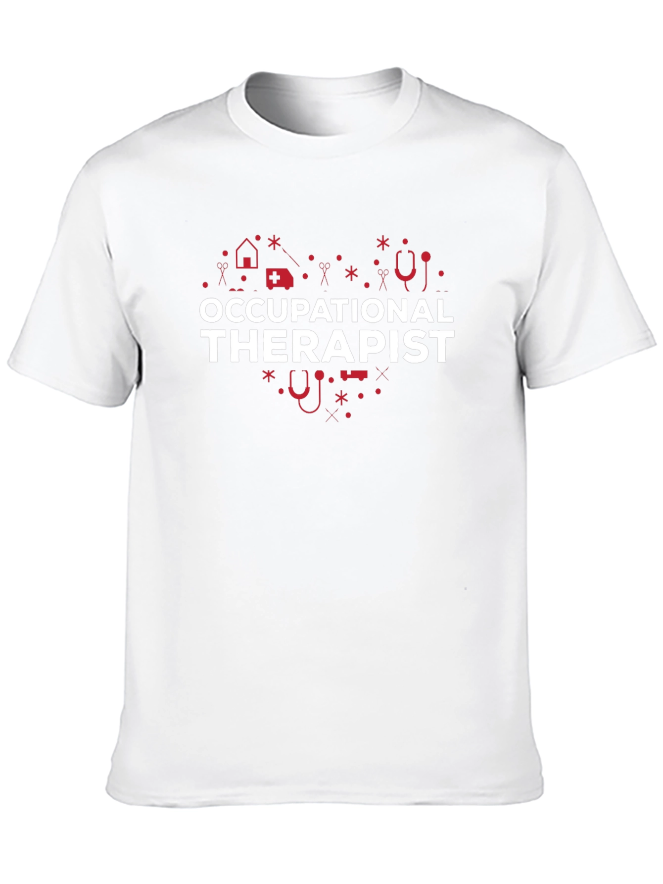 Occupational Therapist Heart Graphic T-Shirt