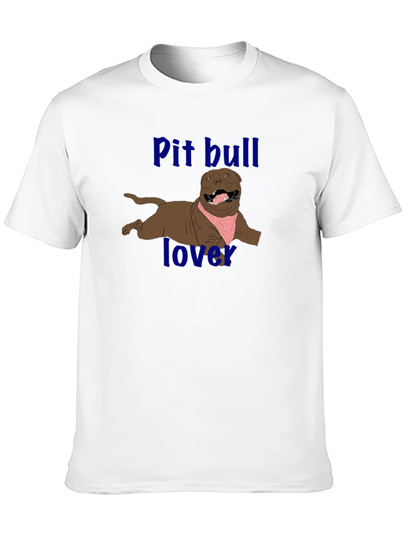 Pitbull Lover Graphic T-Shirt - Black