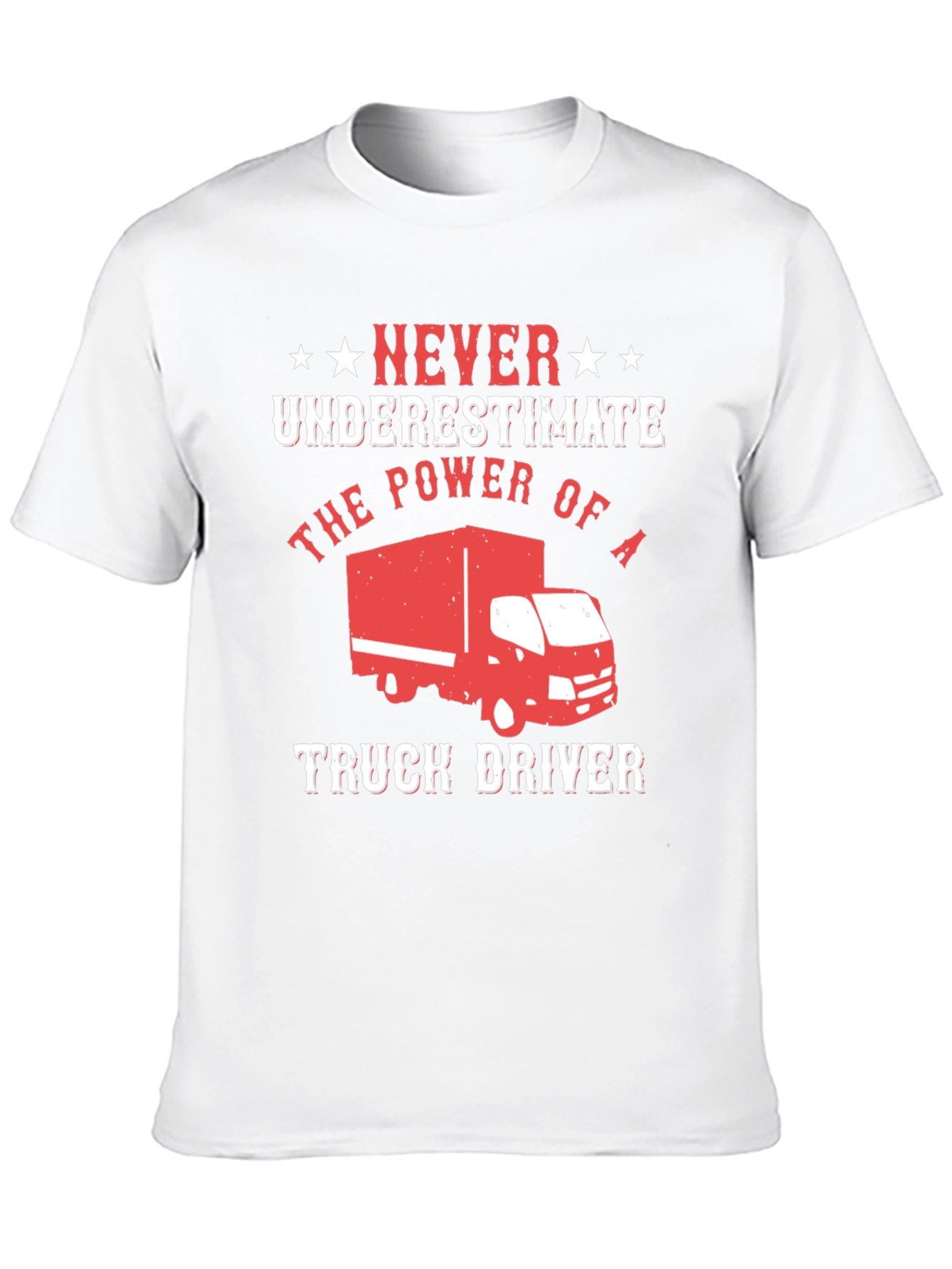 Never Underestimate Truck Driver Black T-Shirt