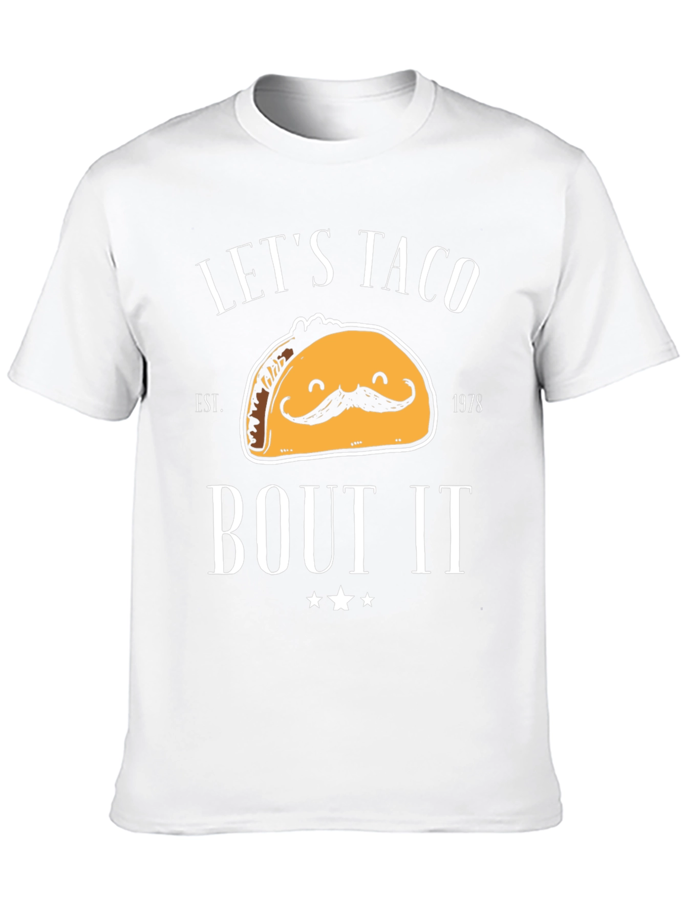 Lets Taco Bout It Black Graphic T-Shirt