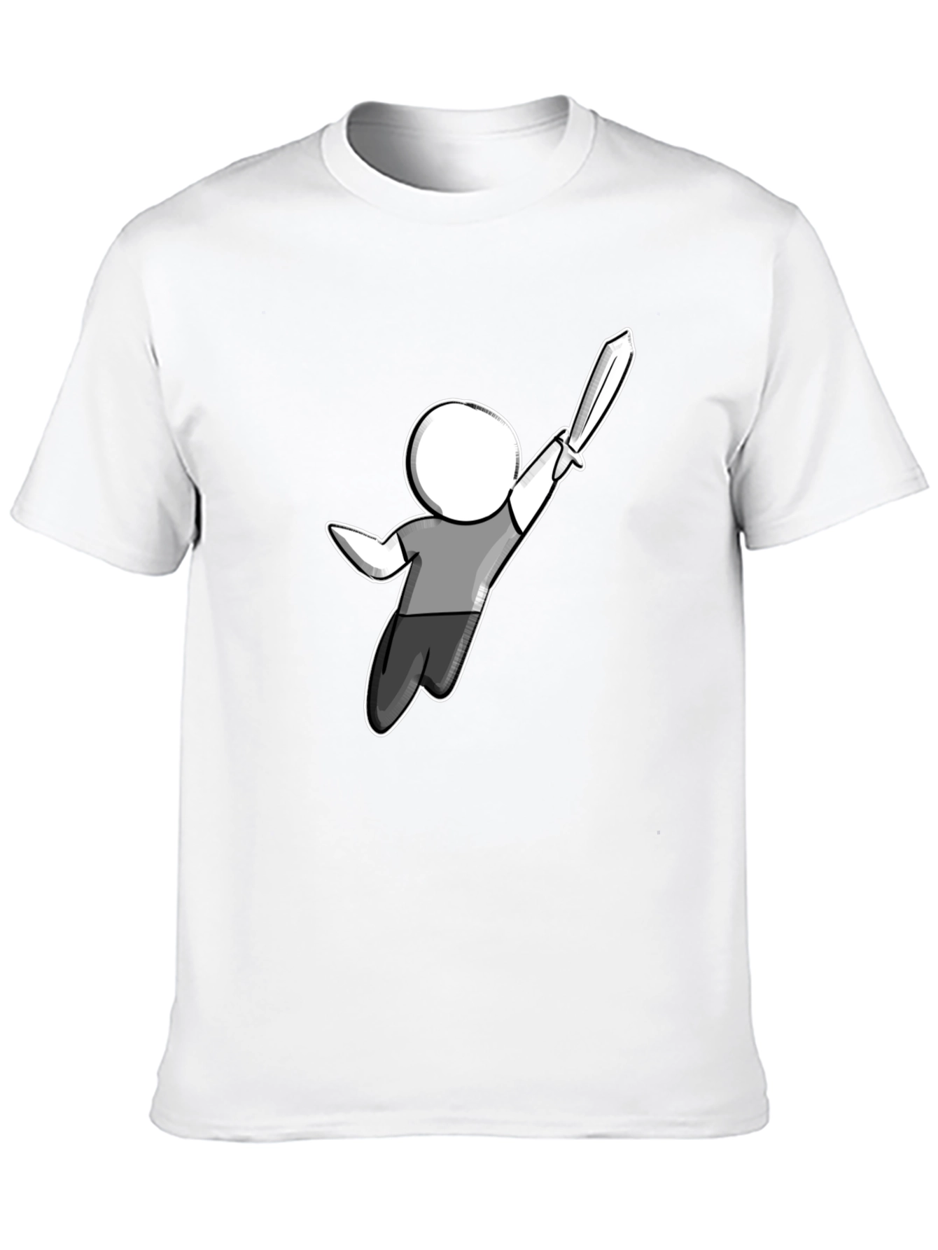 Graphic Tee - Stick Figure Sword