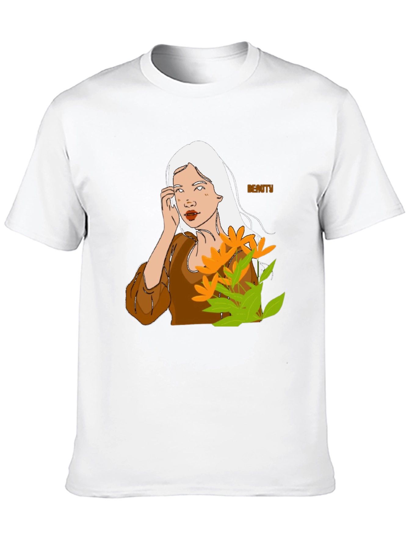 Beauty Portrait Graphic T-Shirt