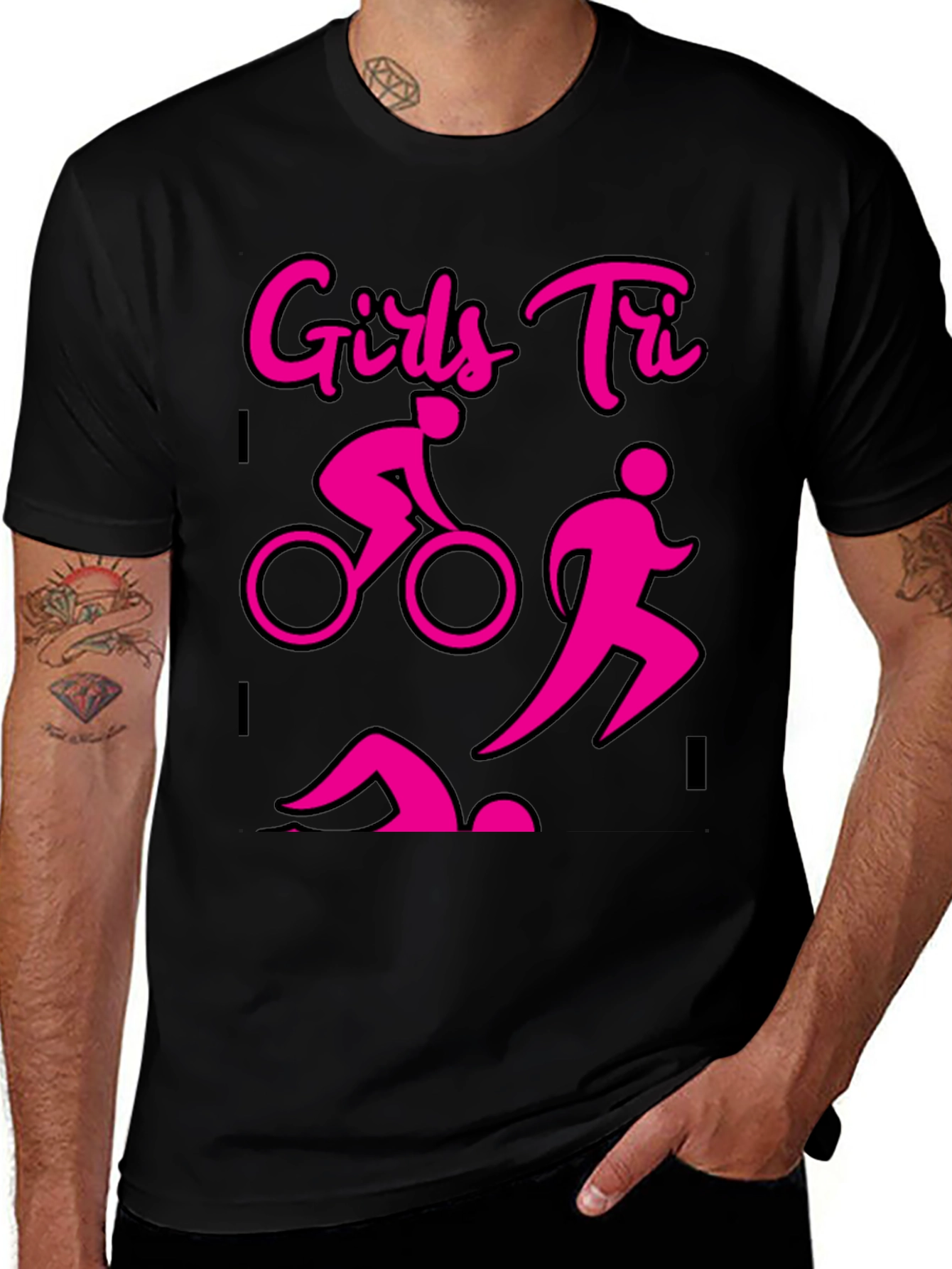 Girls Tri T-Shirt - Triathlon Tee