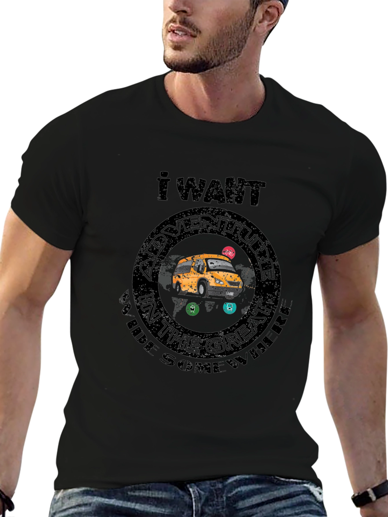 Adventure Awaits Graphic T-Shirt