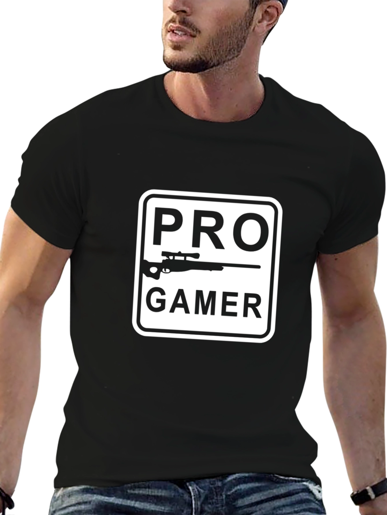 Pro Gamer Black Graphic T-Shirt