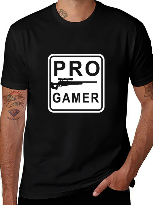 Pro Gamer Black Graphic T-Shirt