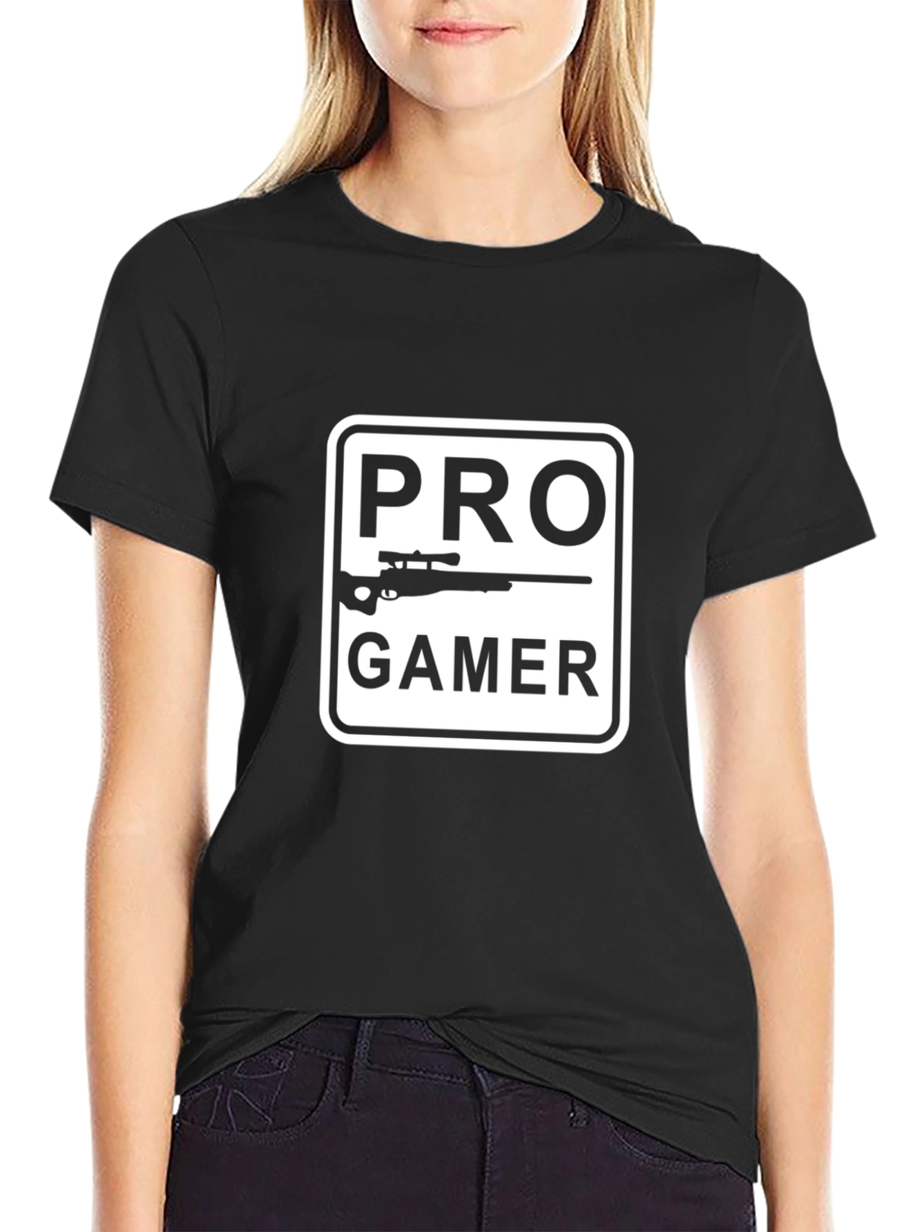 Pro Gamer Black Graphic T-Shirt