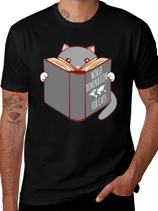 Cat World Domination T-Shirt: Hilarious Cat Lover Tee