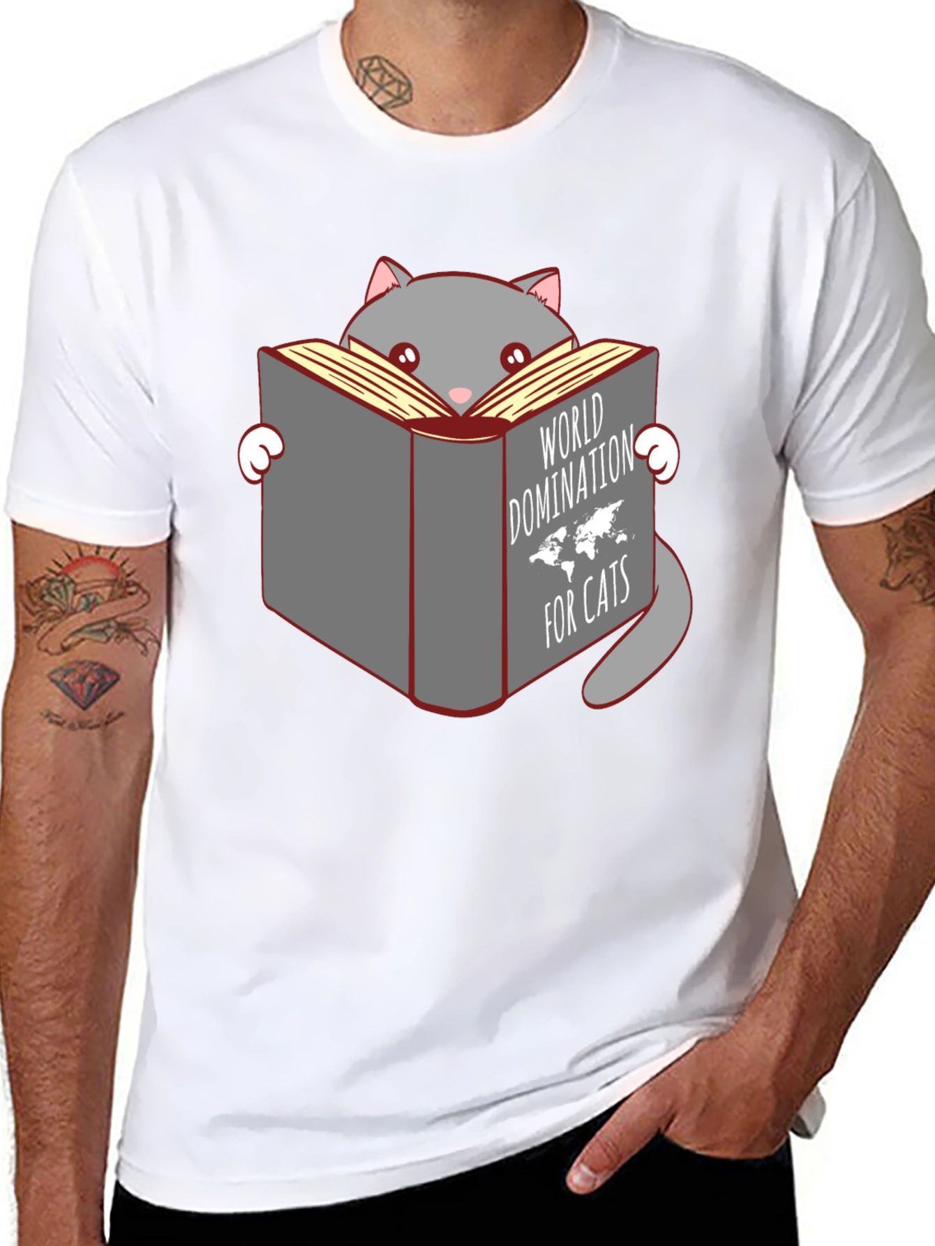 Cat World Domination T-Shirt: Hilarious Cat Lover Tee