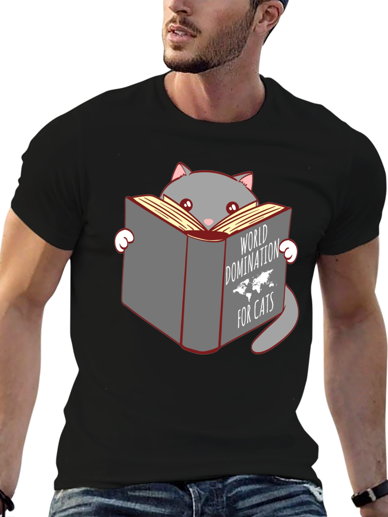 Cat World Domination T-Shirt: Hilarious Cat Lover Tee