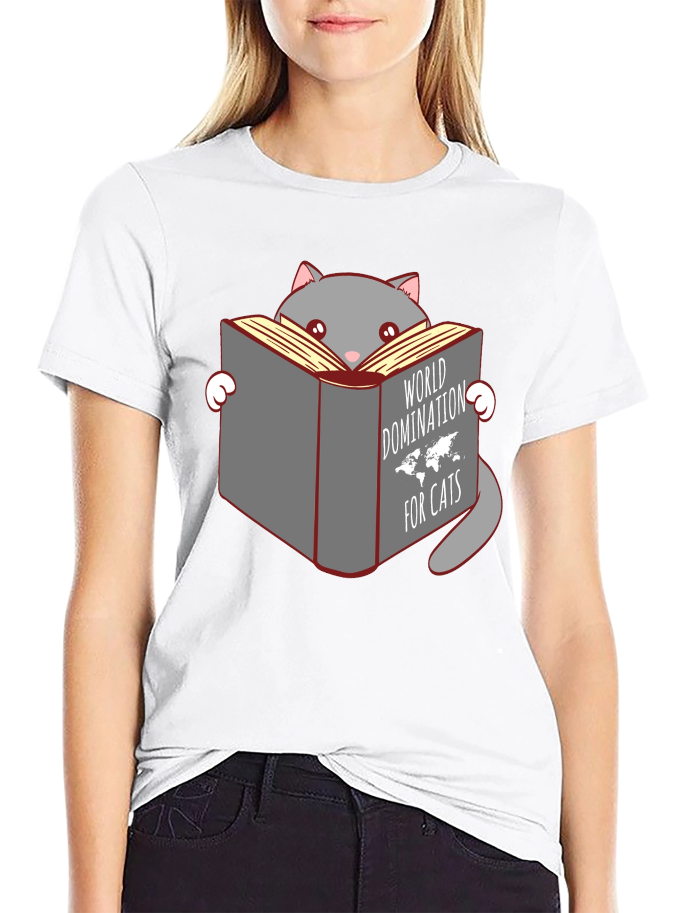 Cat World Domination T-Shirt: Hilarious Cat Lover Tee