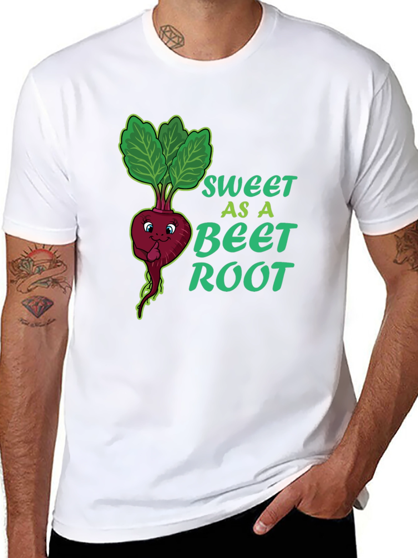 Sweet as a Beet Root Graphic Tee