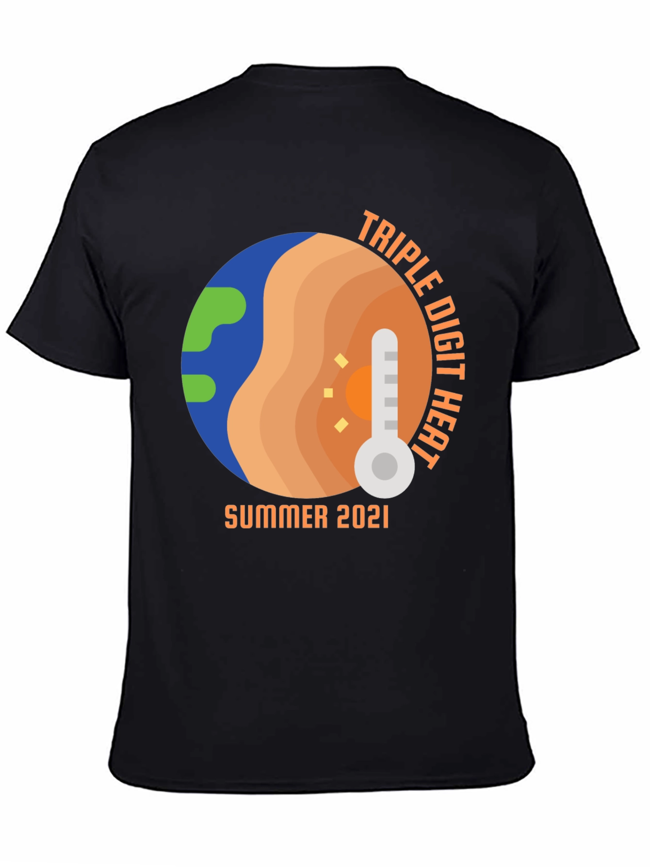 Triple Digit Heat Summer 2021 Black T-Shirt