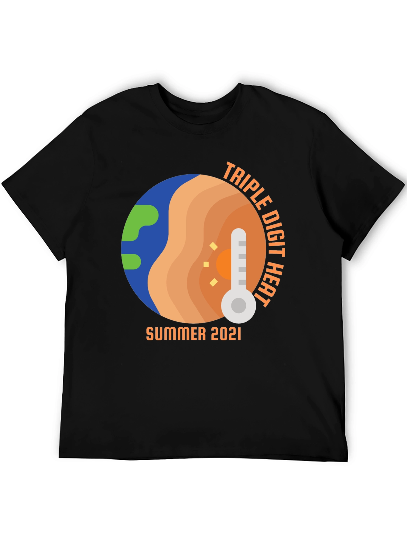 Triple Digit Heat Summer 2021 Black T-Shirt