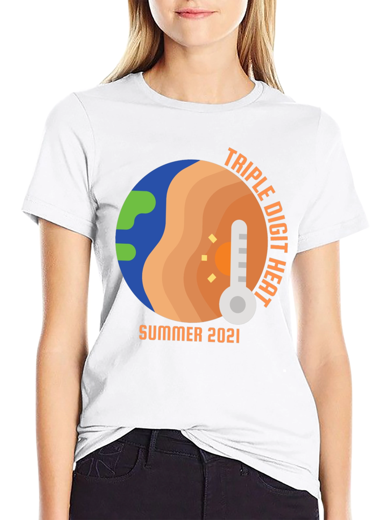 Triple Digit Heat Summer 2021 Black T-Shirt