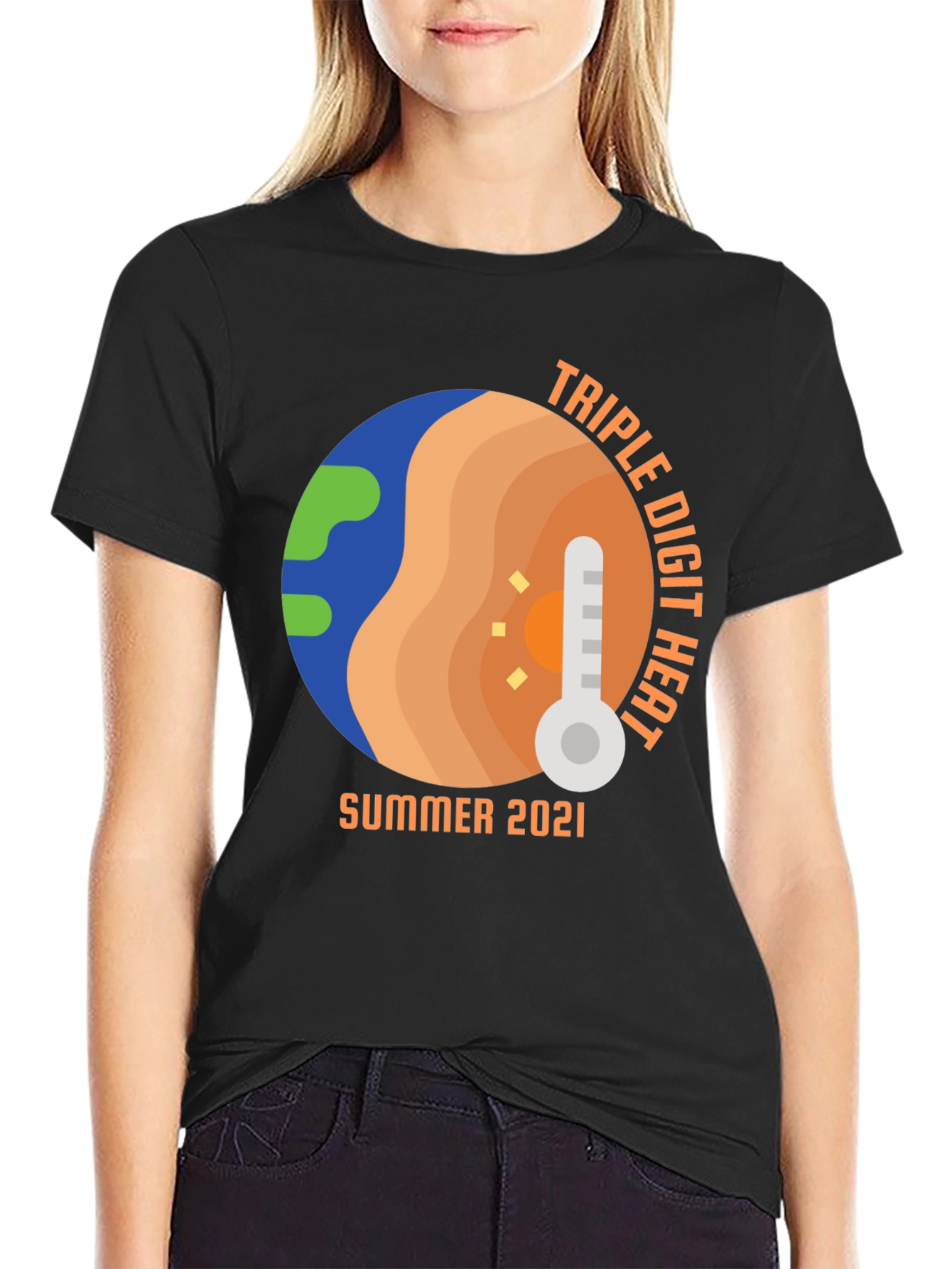 Triple Digit Heat Summer 2021 Black T-Shirt