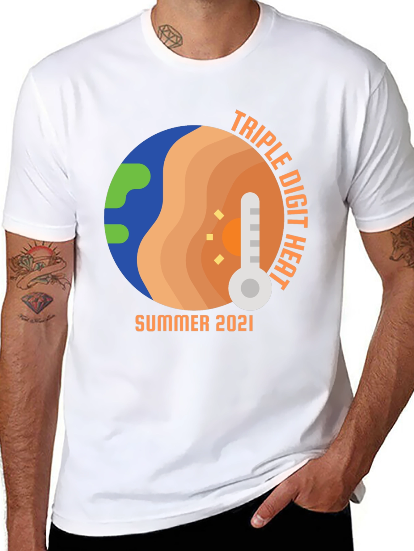 Triple Digit Heat Summer 2021 Black T-Shirt