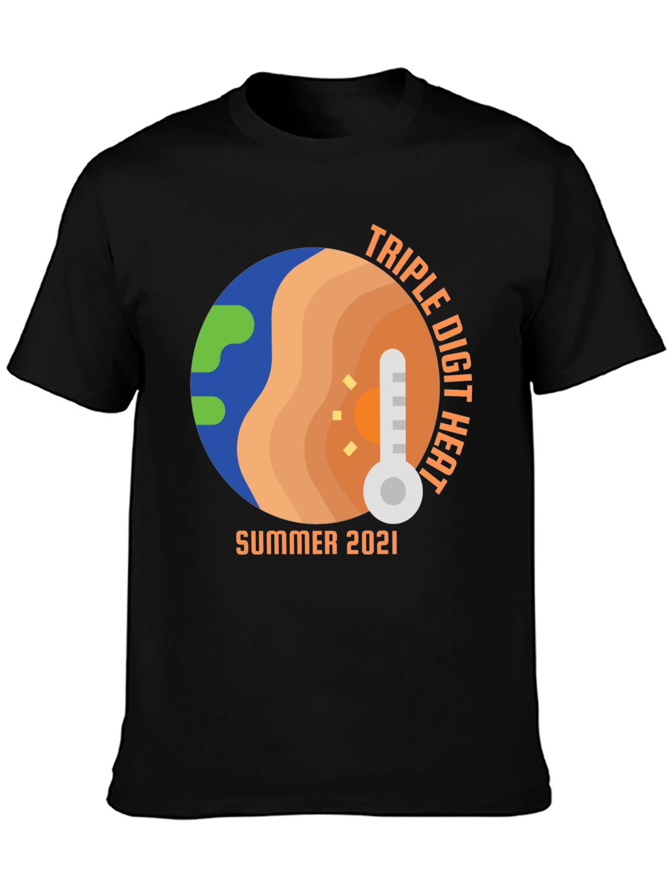 Triple Digit Heat Summer 2021 Black T-Shirt