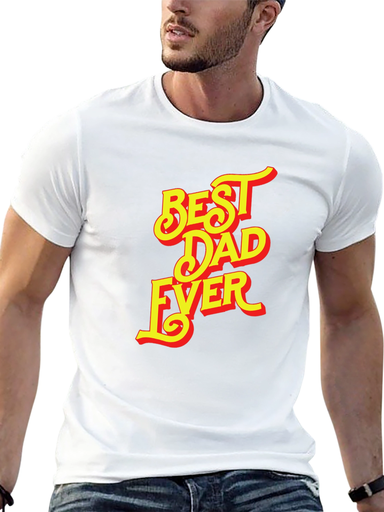 Best Dad Ever Black T-Shirt - Fathers Day Gift