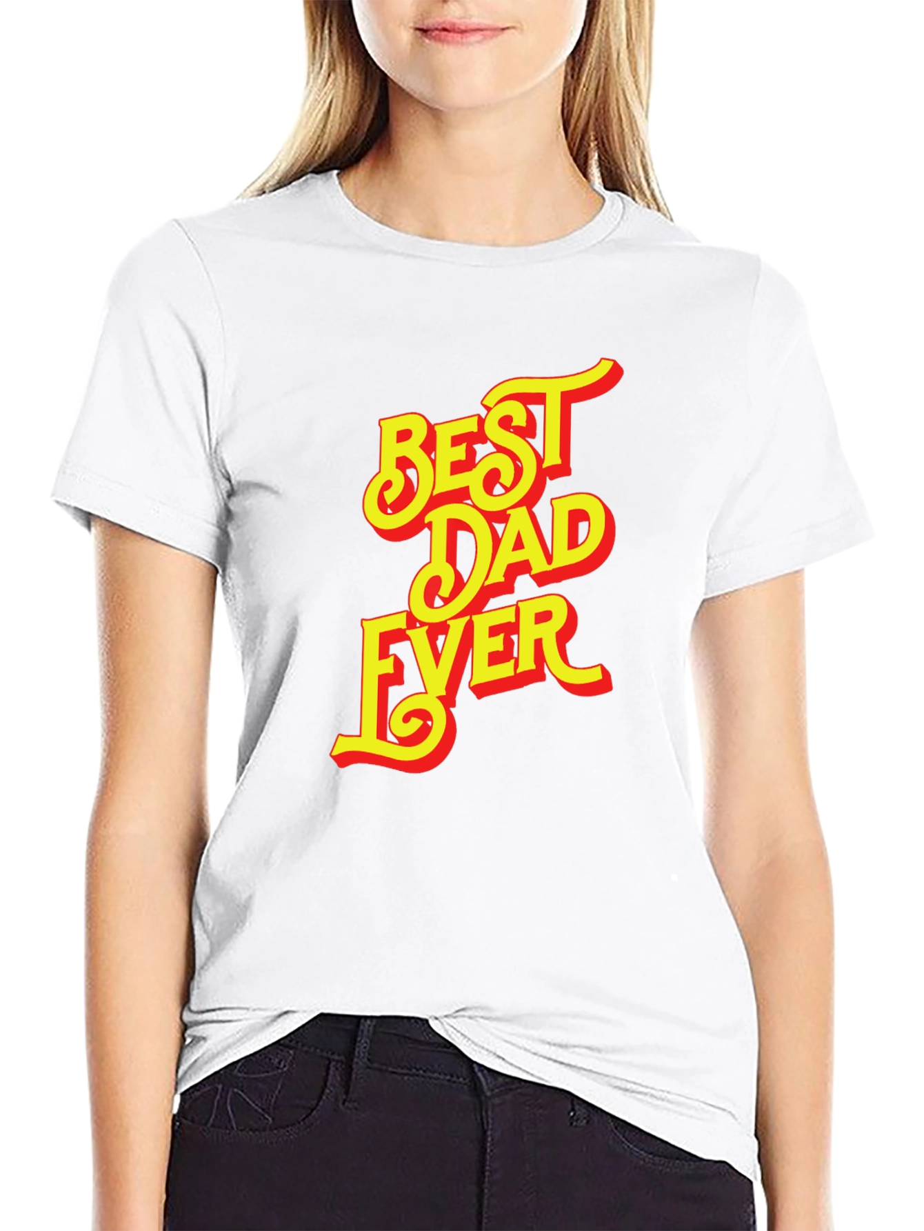 Best Dad Ever Black T-Shirt - Fathers Day Gift