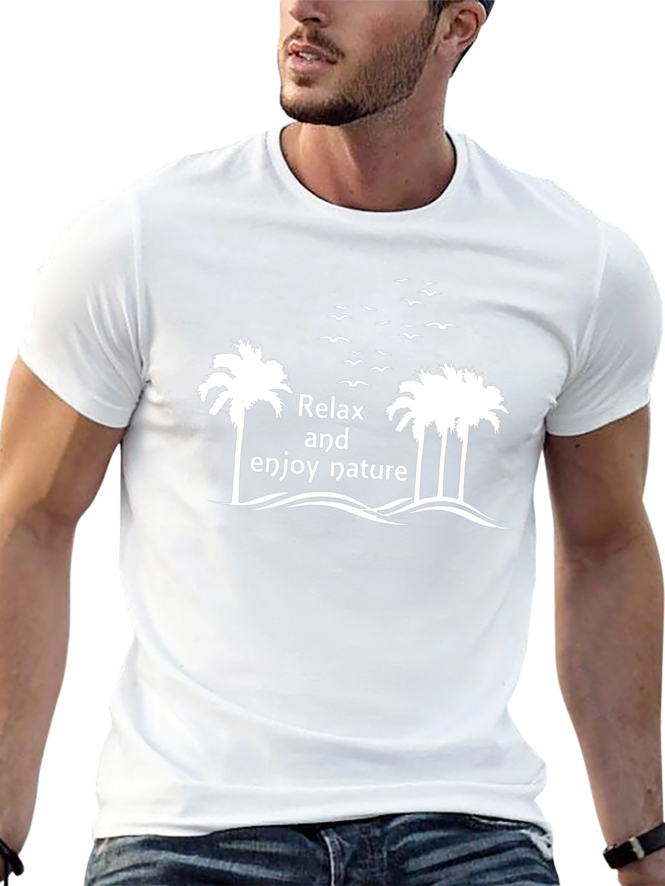 Relax and Enjoy Nature Graphic Tee