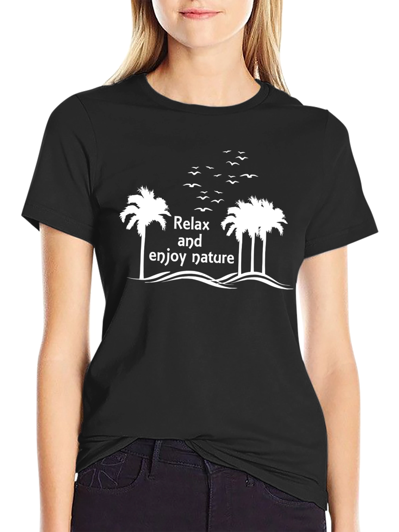 Relax and Enjoy Nature Graphic Tee