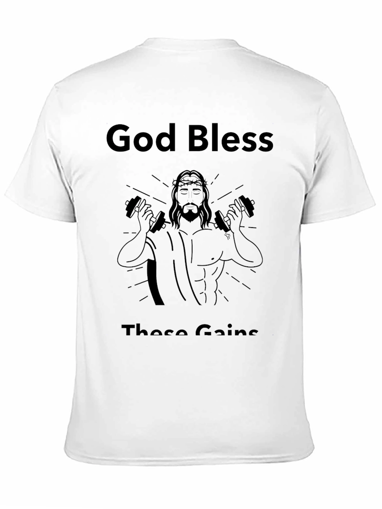 God Bless These Gains Black T-Shirt