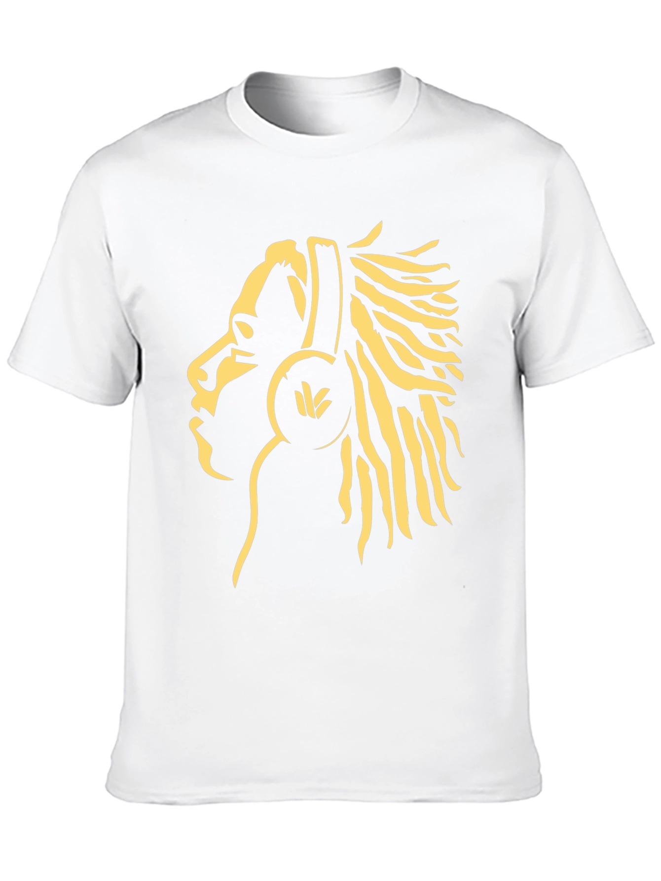 Rasta Man Headphones Graphic Tee - Black