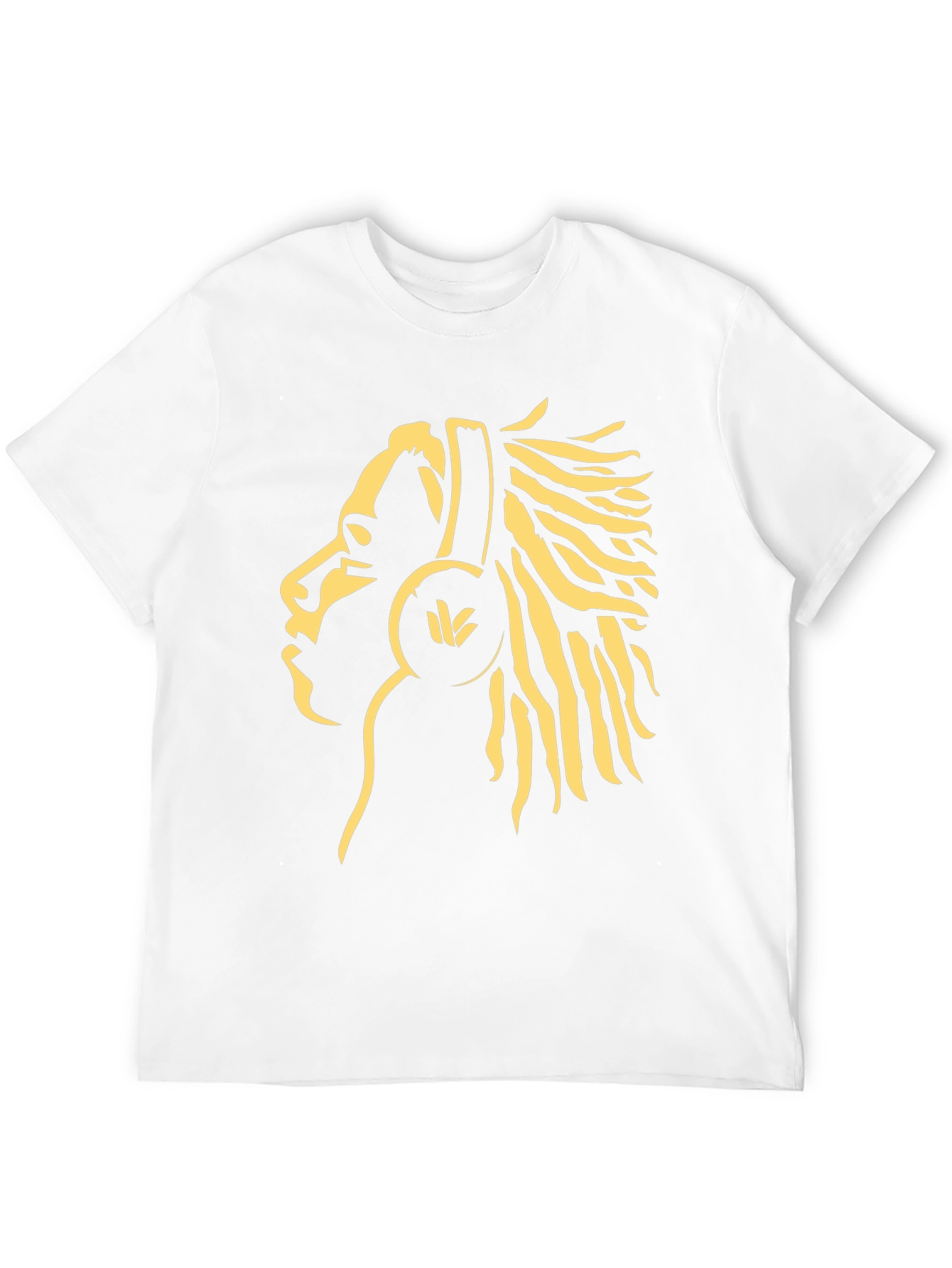 Rasta Man Headphones Graphic Tee - Black