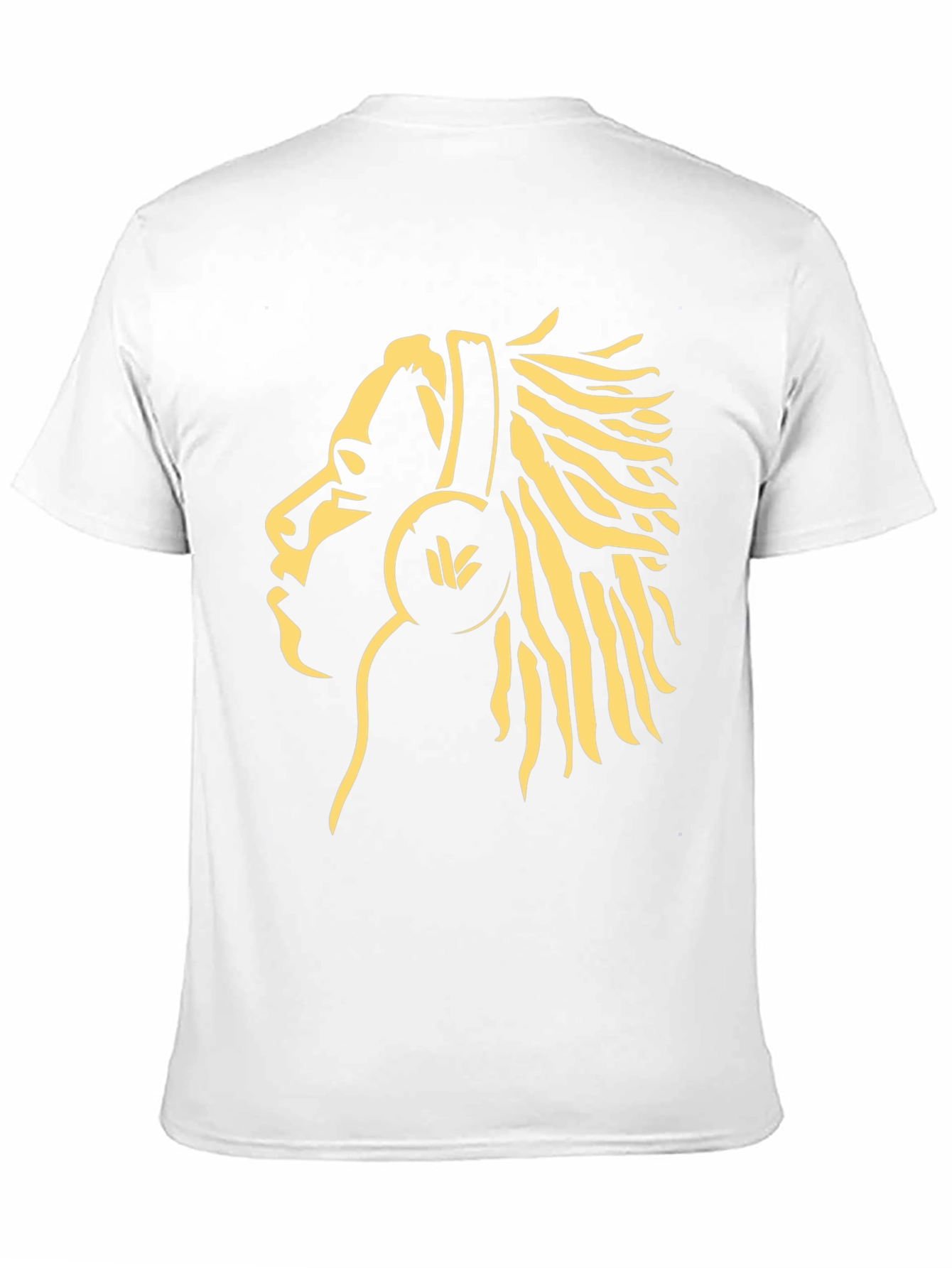 Rasta Man Headphones Graphic Tee - Black