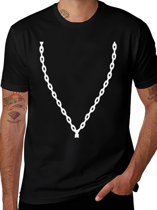 Chain Graphic Black T-Shirt
