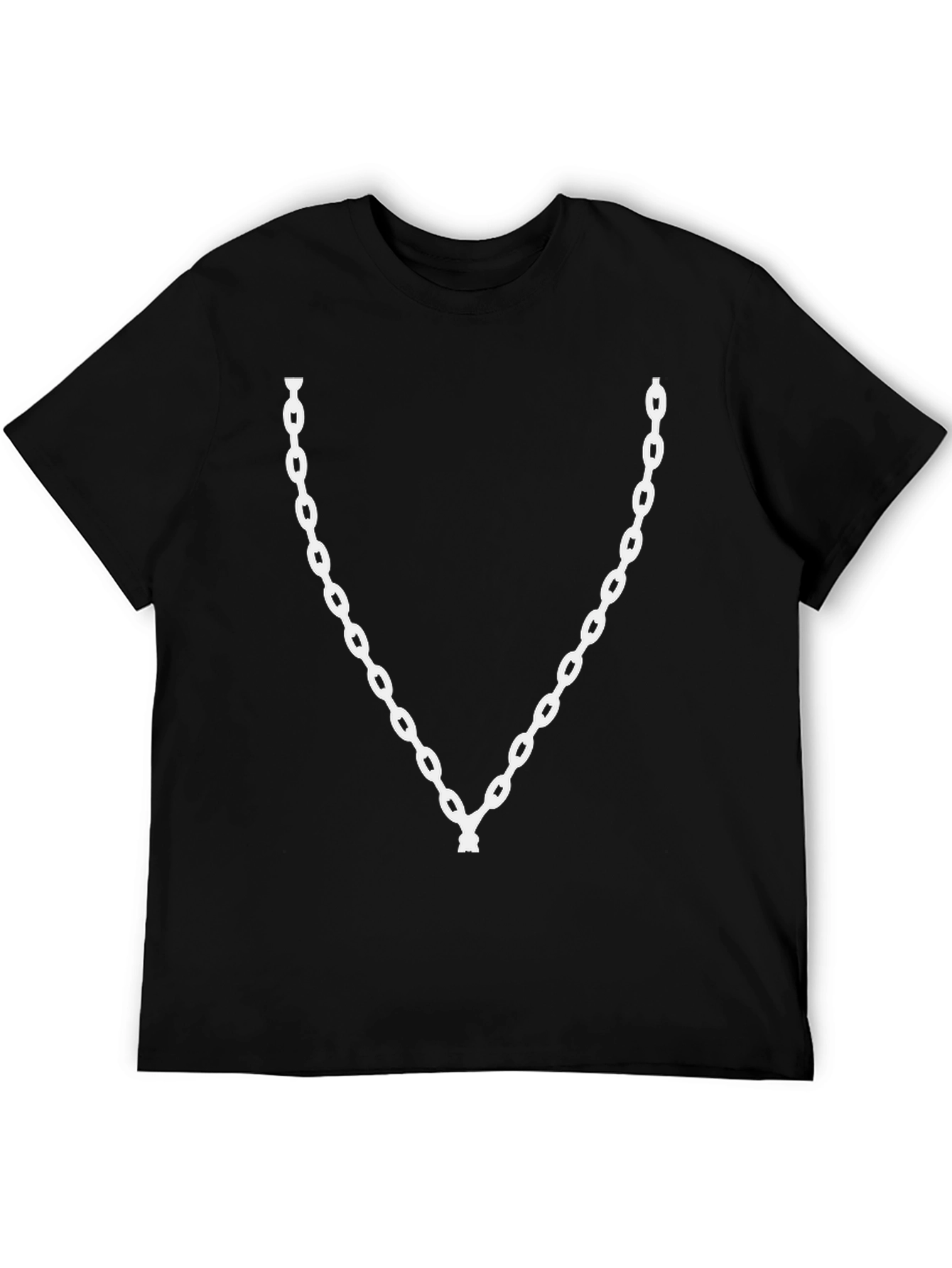 Chain Graphic Black T-Shirt