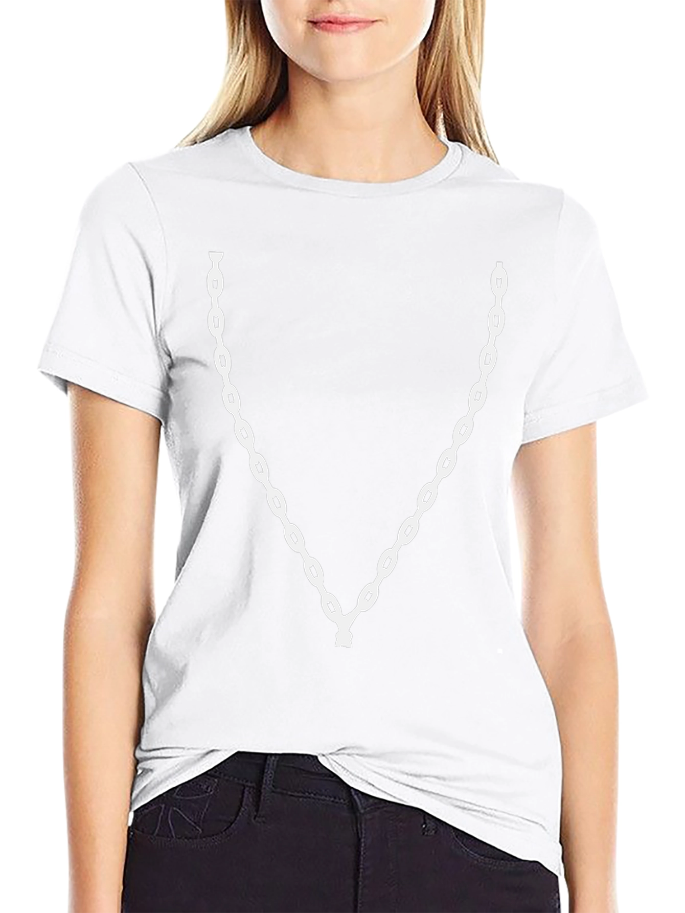 Chain Graphic Black T-Shirt