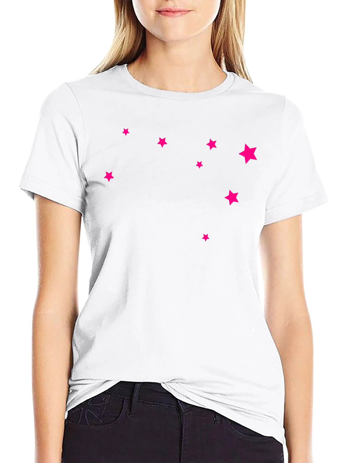Starry Black Tee - Modern Casual Comfort