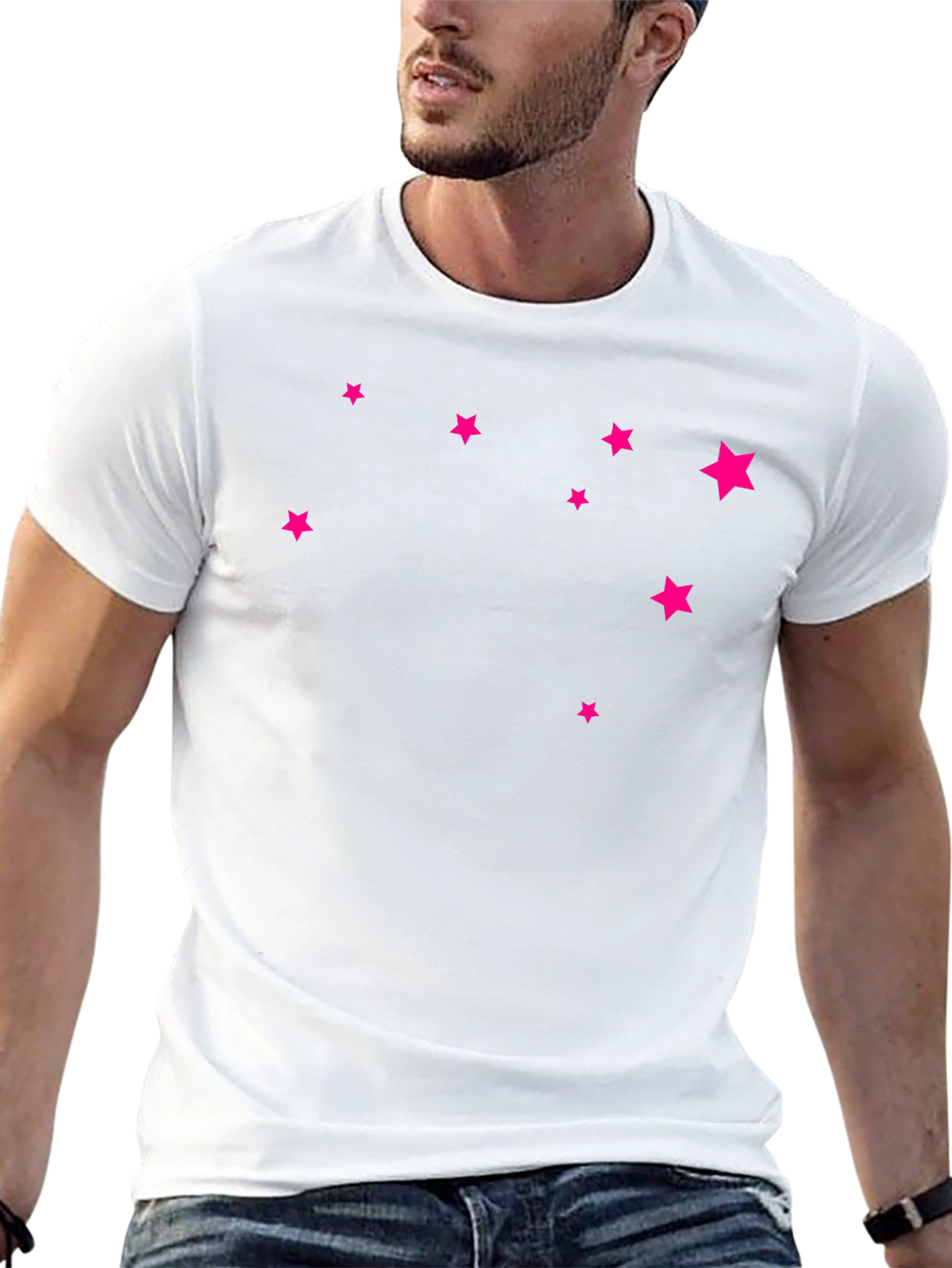Starry Black Tee - Modern Casual Comfort